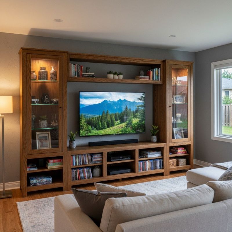 Entertainment Center Assembly